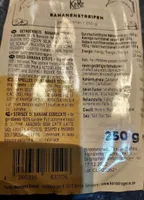 Getrocknete Bananenstreifen