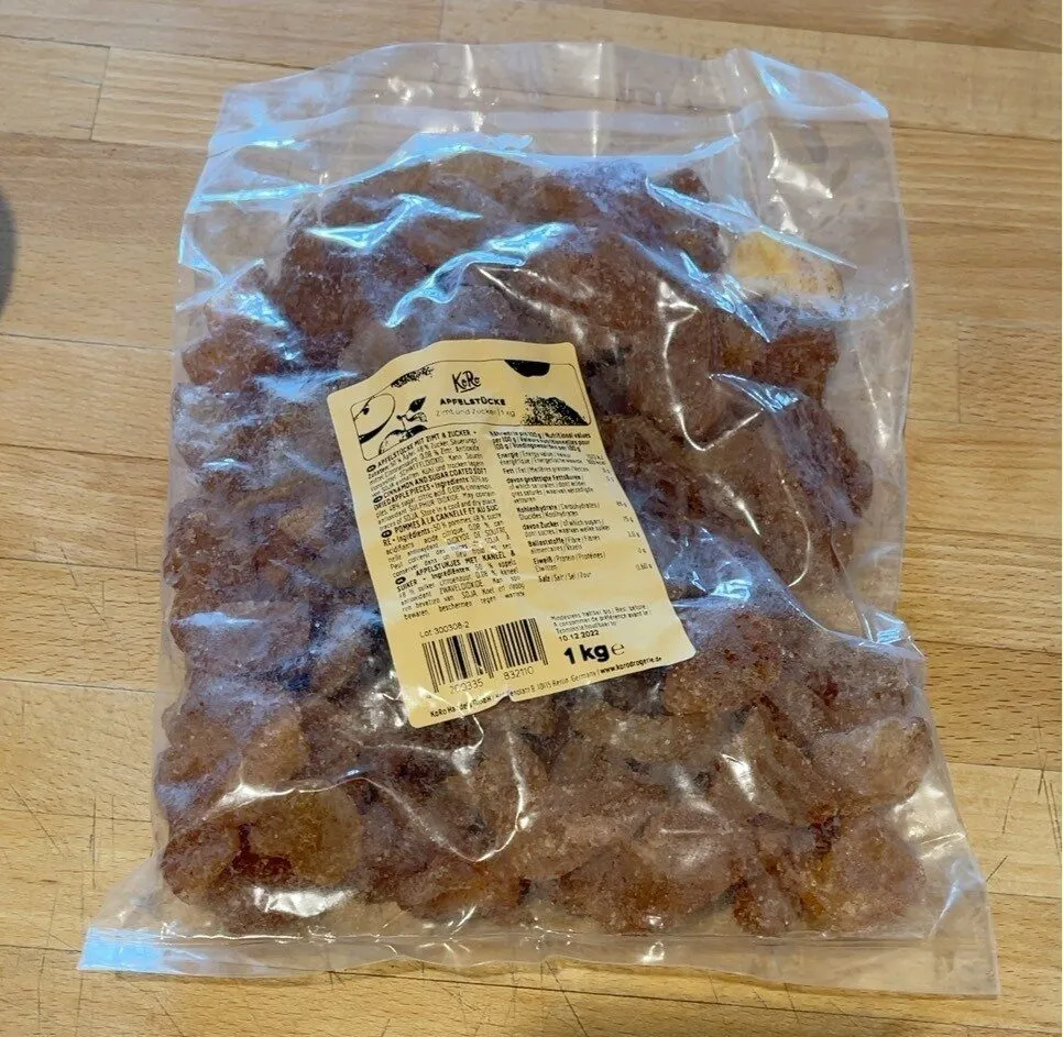 Pommes à la cannelle et au sucre