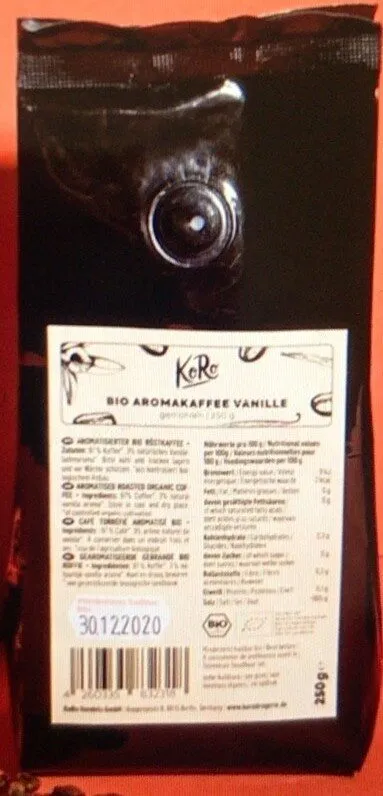 Bio aromakaffee vanille