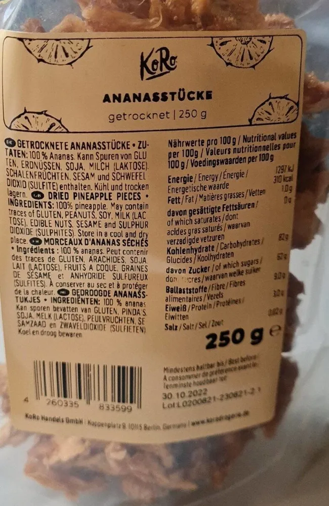 Ananasstücke