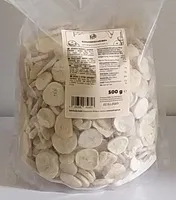 Rondelles de bananes lyophilisées
