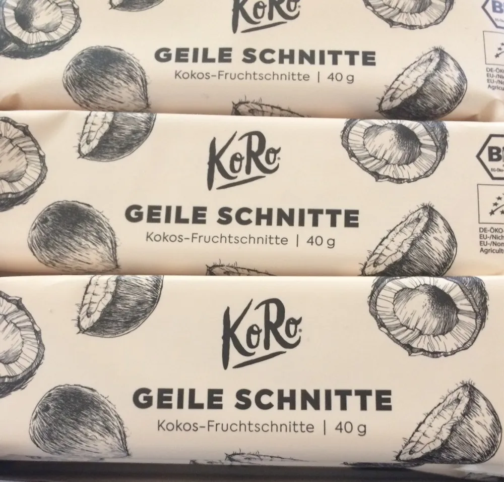 Barres fruitees noix de coco