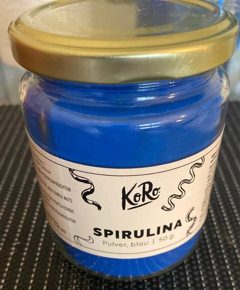 Spiruline bleu