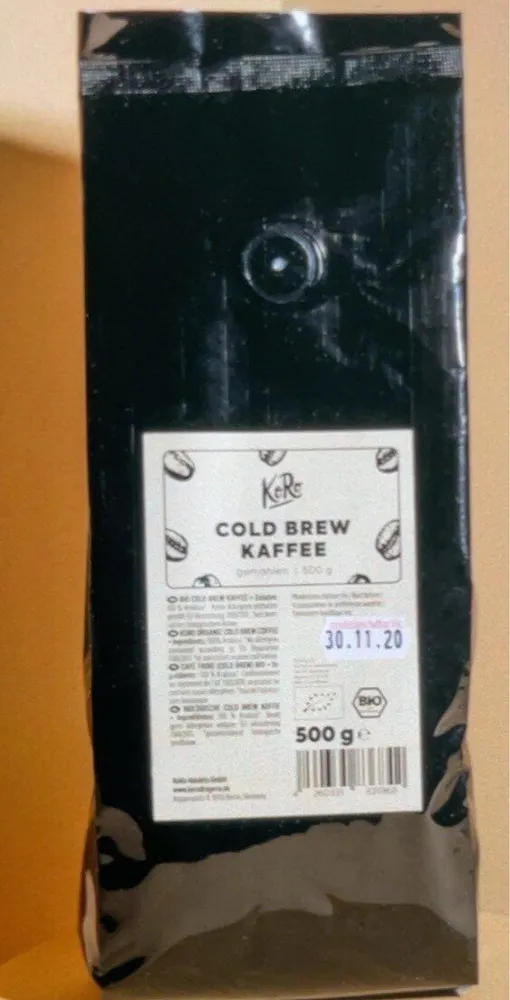 Gold brew kaffee