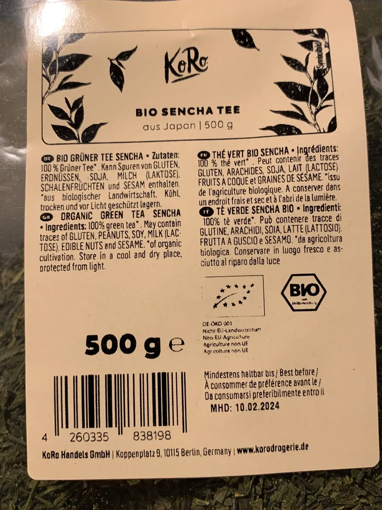 Bio Sencha Tee