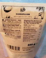 Mangopulver, gefriergetrocknet