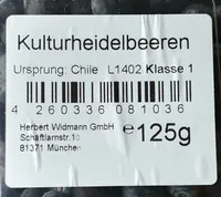 Kulturheidelbeeren