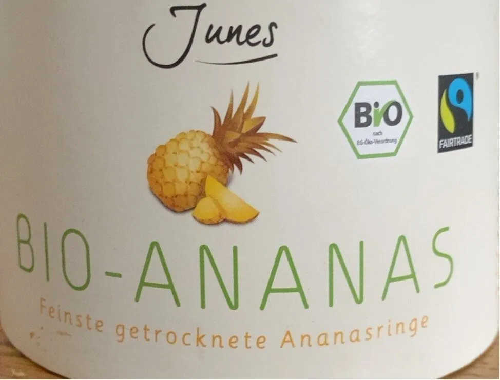 Getrocknete Ananasringe