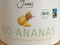 Getrocknete Ananasringe
