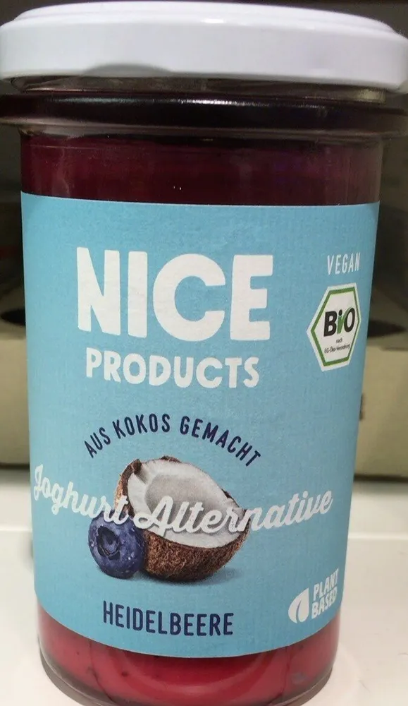 Nice Products Heidelbeere Joghurt Alternative