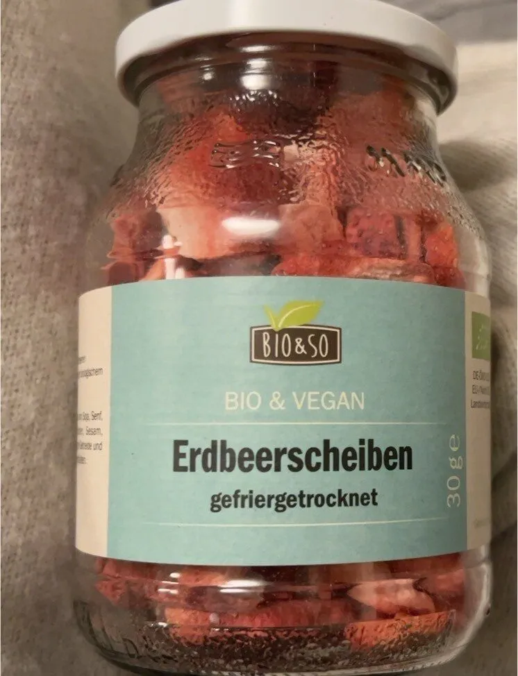 Erdbeerscheiben