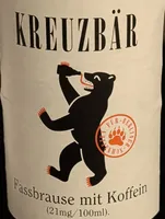 Kreuzbär Fassbrause mit Koffein