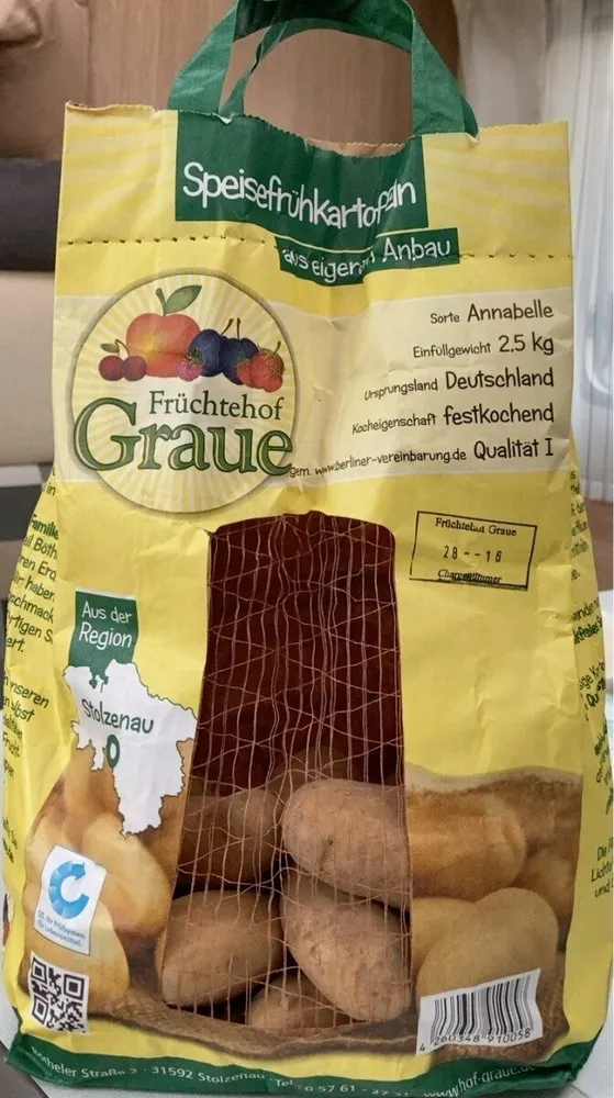 Speisefrühkartoffeln