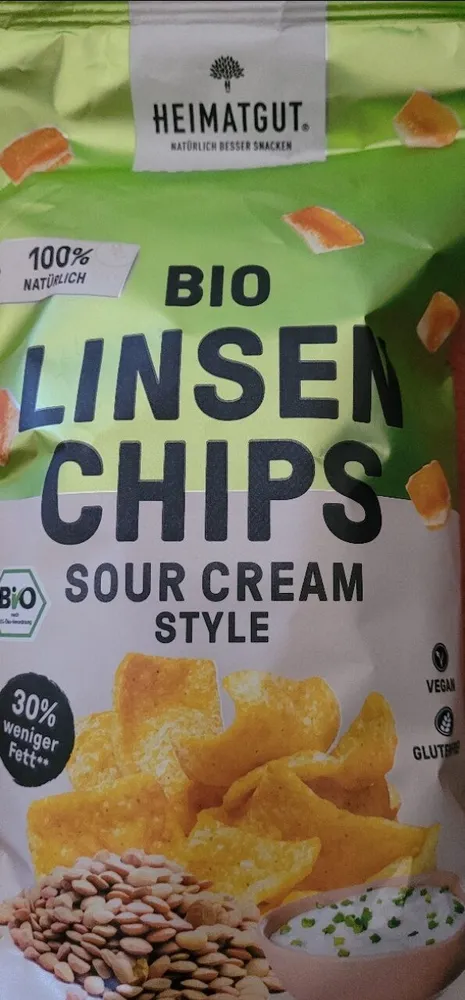 Linsenchips - Sour Cream Style