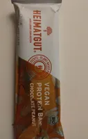 Vegan protein bar, chocolate peanut