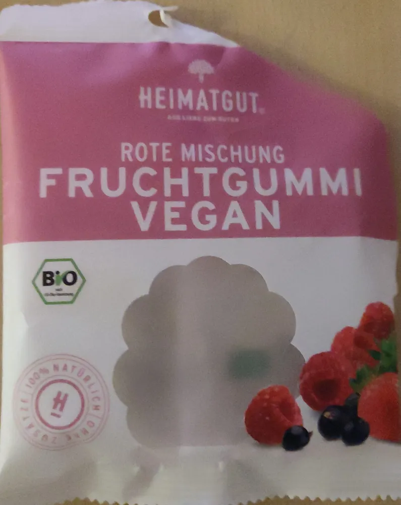 Fruchtgummi vegan - Rote Mischung