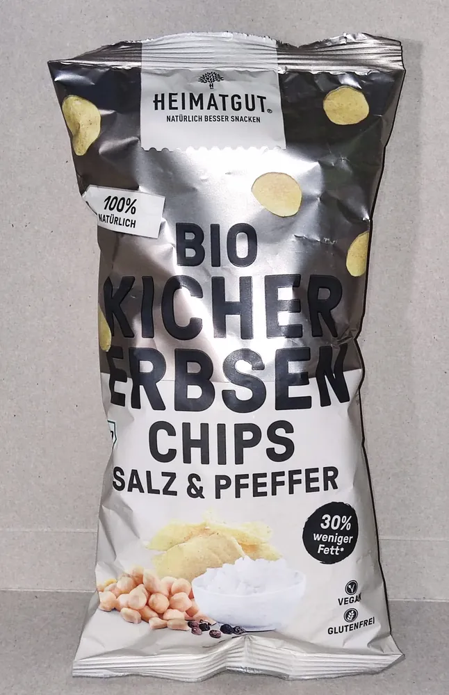 Bio-Kichererbsen-Chips - Salz & Pfeffer