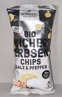 Bio-Kichererbsen-Chips - Salz & Pfeffer