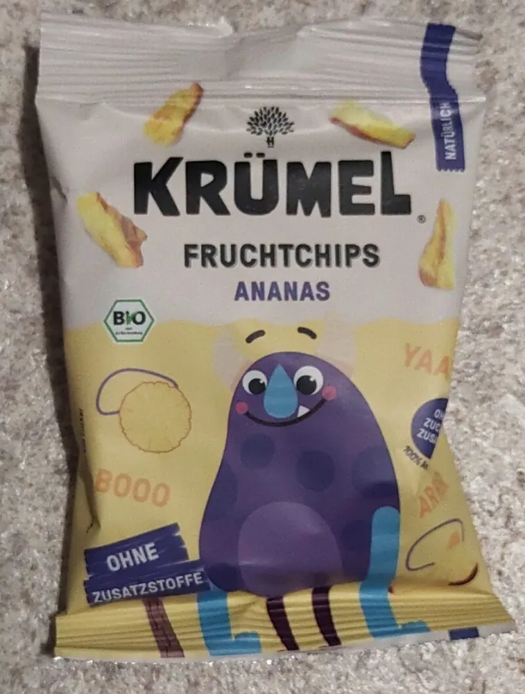 Krümel Frucht hips Ananas