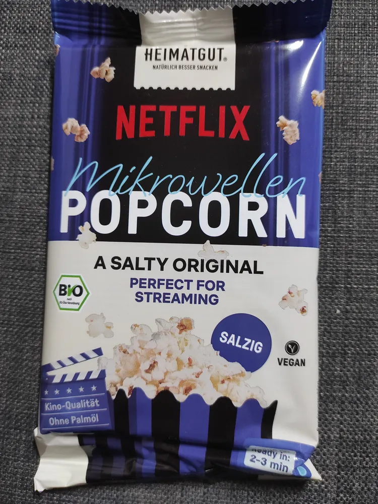 MikrowellenPopcorn salzig