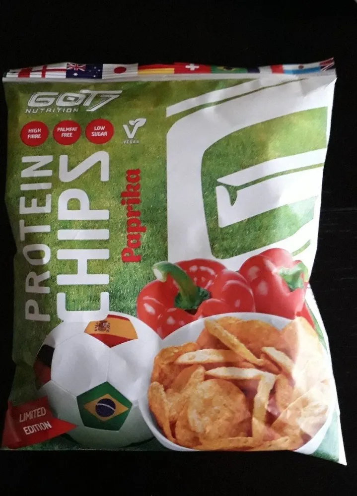 Protein chips paprika