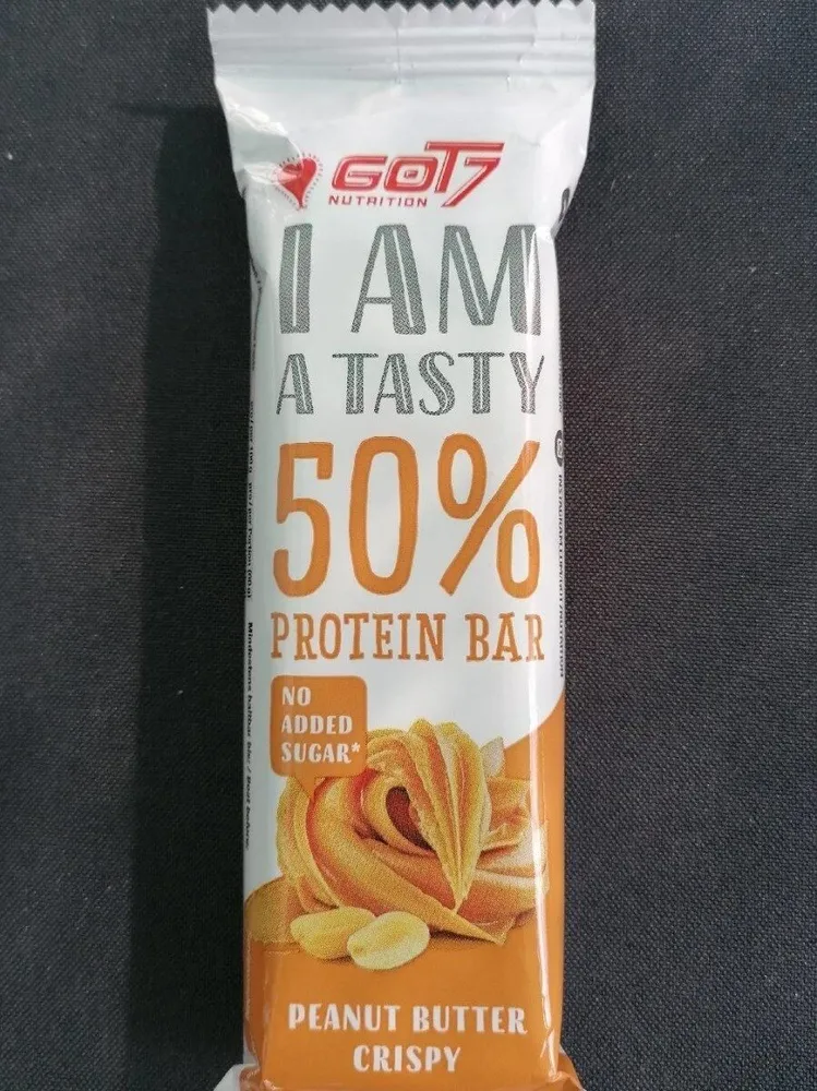 I am a tasty 50% protein bar - Peanut Butter Crispy