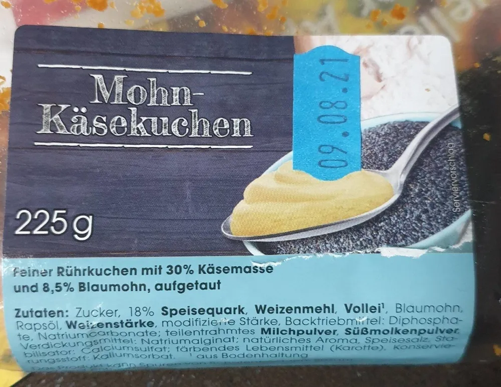 Mohn- Käsekuchen