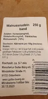 Walnussnudeln