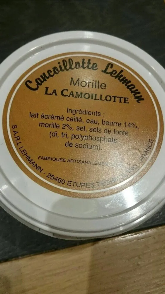 Cancoillotte la camoillotte morilles