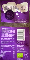 Nur Puur Dinkel Toastbrot 4260360270888 Dinkel Toastbrot