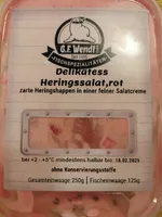 Delikatess Heringssalat, rot