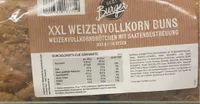 XXL Weizenvollkorn Buns