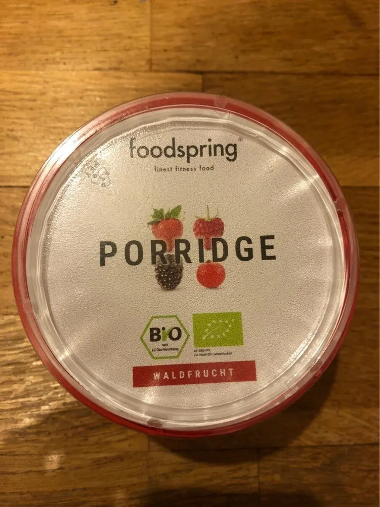 Foodspring Porridge Waldfrucht