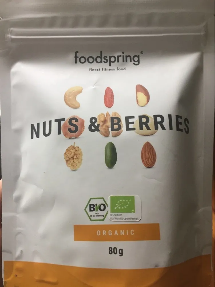 Foodspring Nüsse &beeren