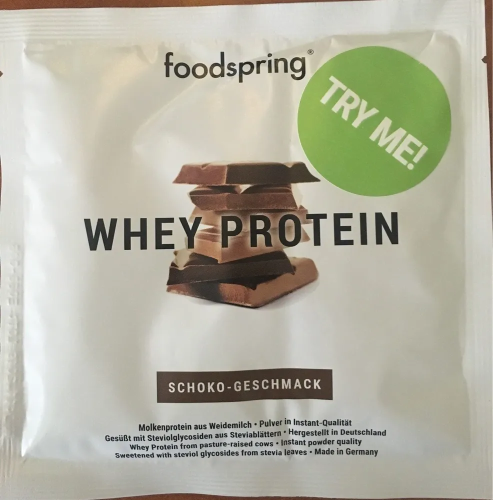 Foodspring Whey Protein Schokolade