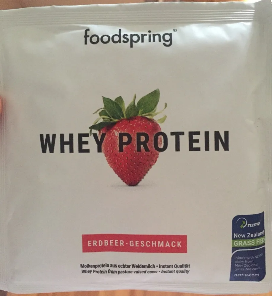 WHEY PROTEIN ERDBEER-GESCHMACK