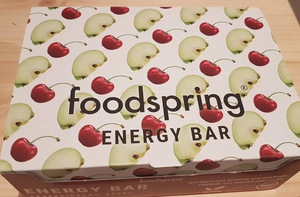 Energy Bar Pomme Cerise