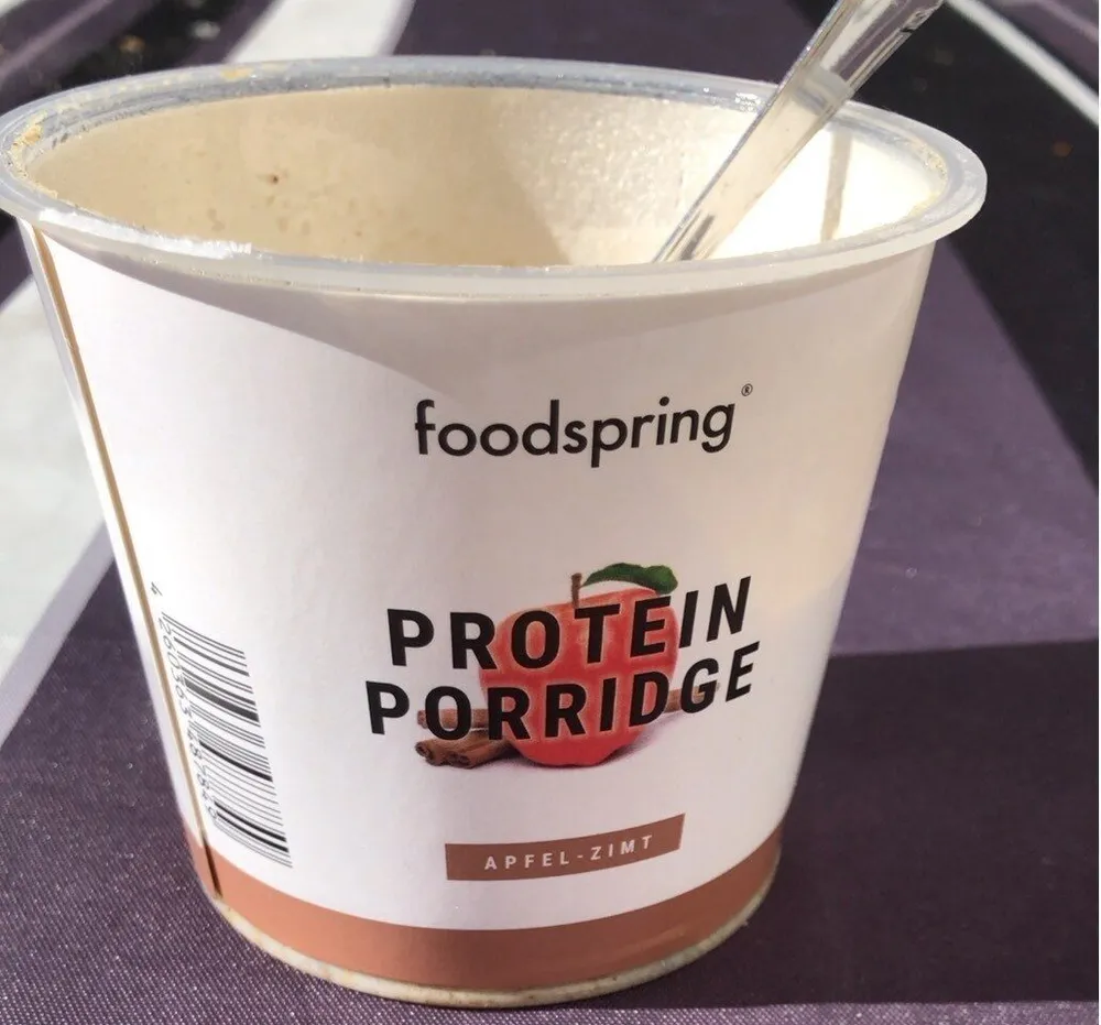 Protein porridge pomme canelle
