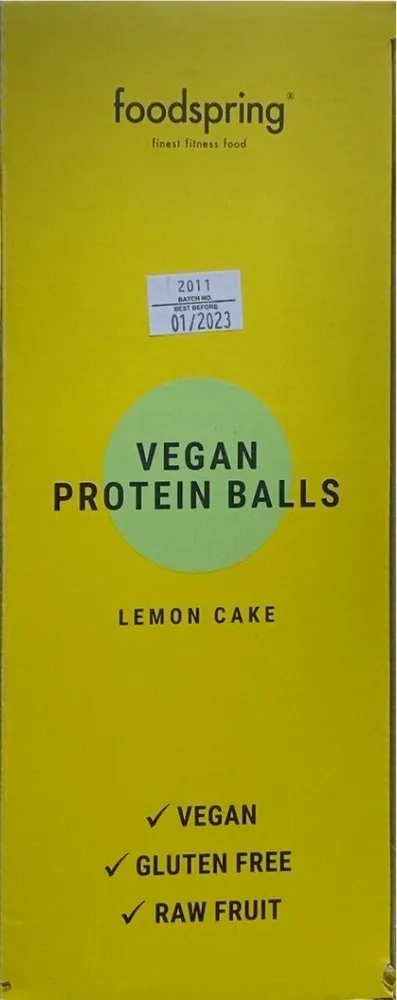 Vegan protein balls