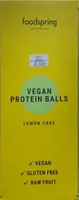 Vegan protein balls