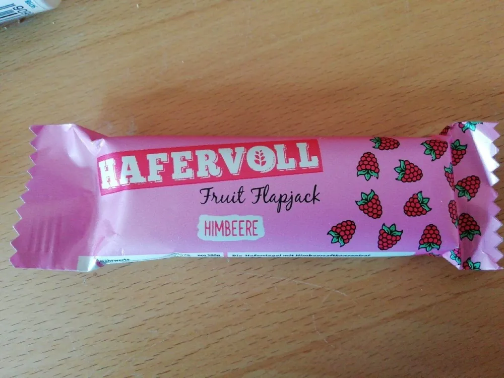 Hafervoll fruit flapjack himbeere