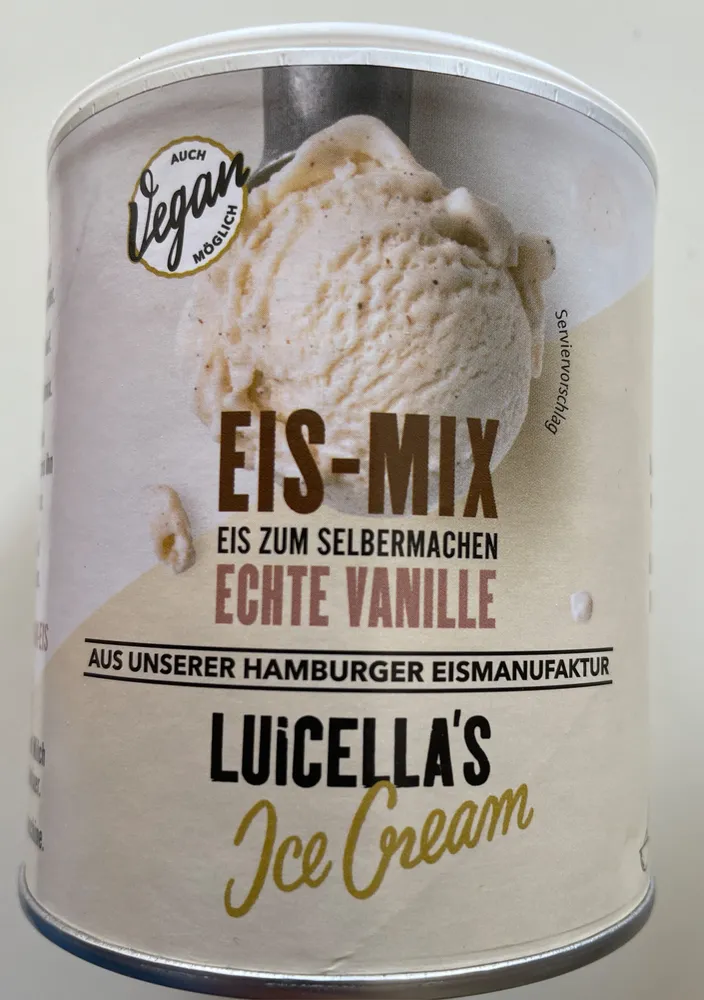 Eis-Mix echte Vanille