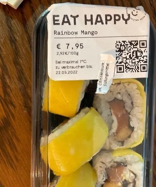 Rainbow Mango Sushi
