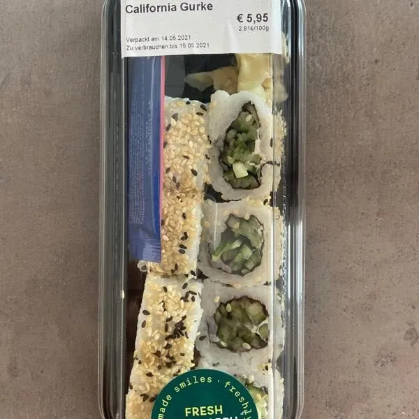 Sushi California Gurke