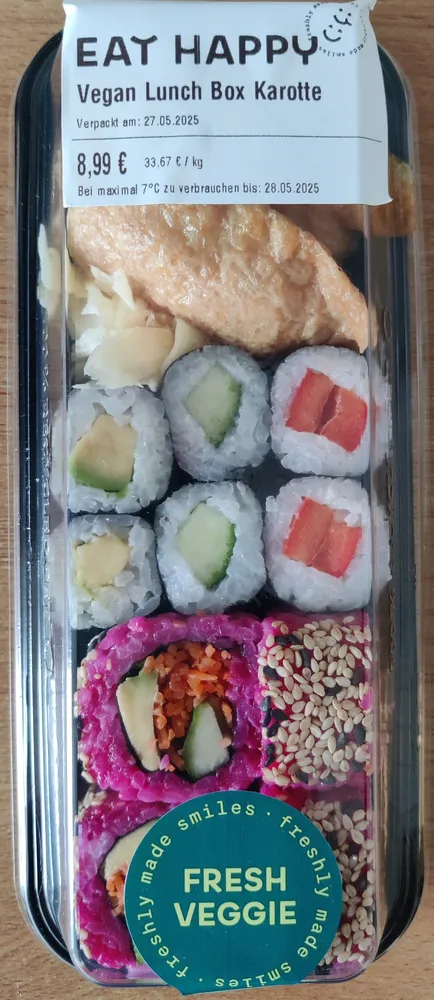 Vegan Lunch Box Karotte