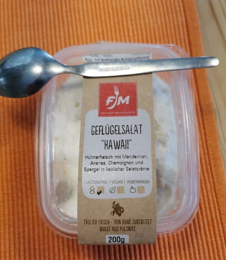 Geflügelsalat "Hawaii"