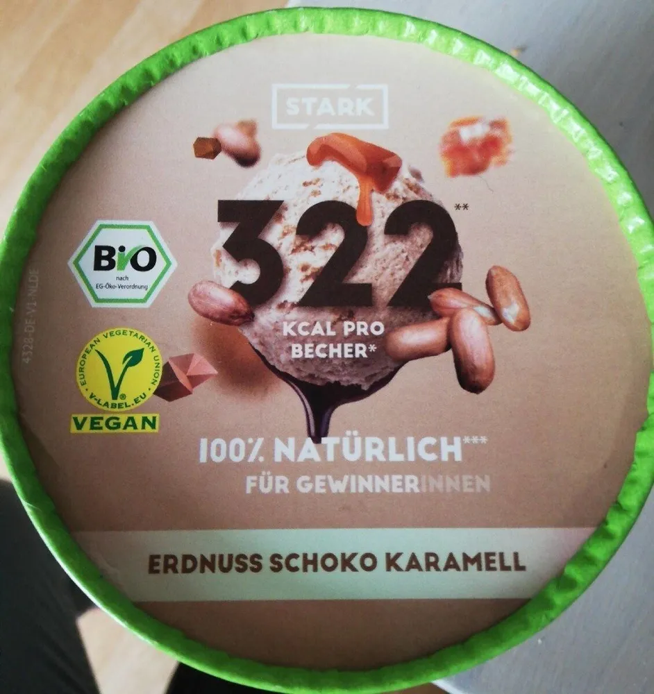 Stark Eis Erdnuss Schoko Karamell