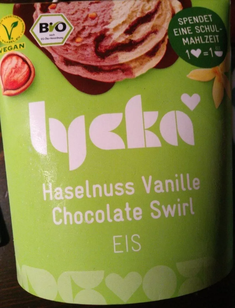 lycka Haselnuss Vanille Chocolate Swirl