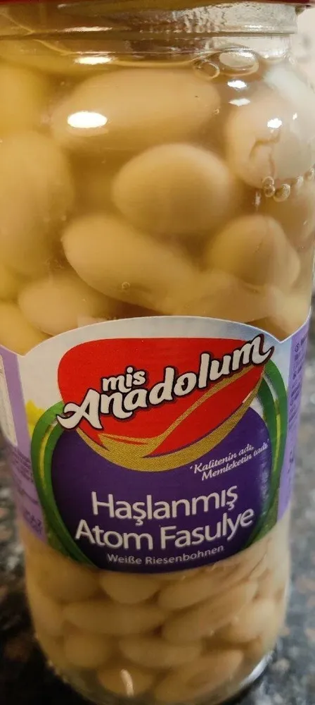 Haşlanmış Atom Fasulye