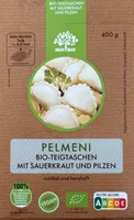 PELMENI BIO-TEIGTASCHEN MIT SAUERKRAUT UND PILZEN